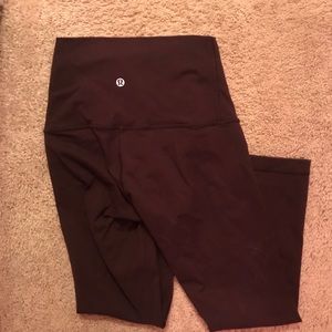 Lululemon high waisted purple leggings